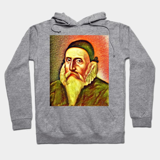 John Dee snow Portrait | John Dee Artwork 15 Hoodie by JustLit